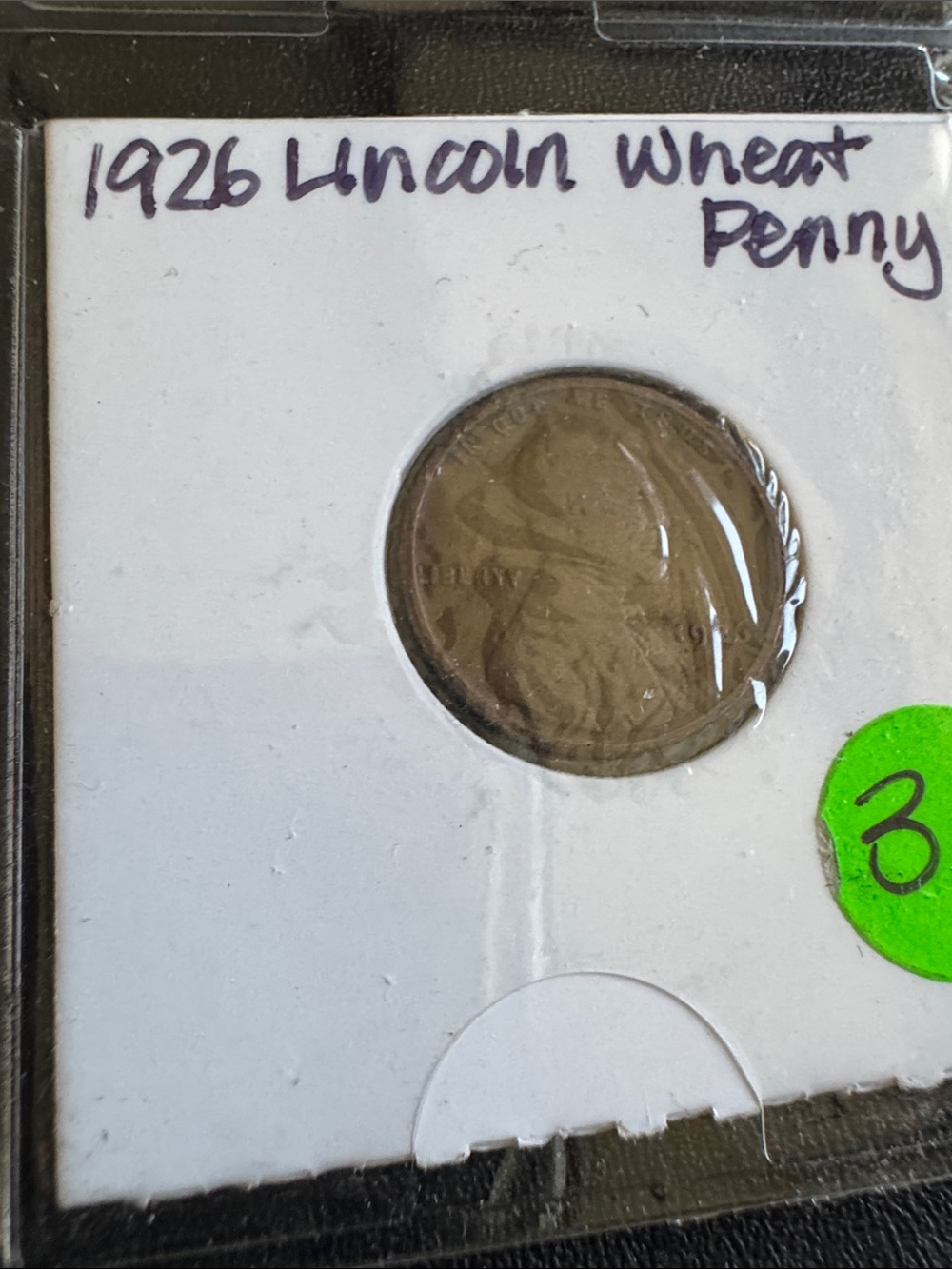 Lincoln Wheat Penny 1926 Vintage Copper Coin